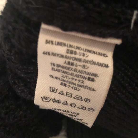 Free People off-the-shoulders black long sleeve sweater size L - Picture 10 of 10